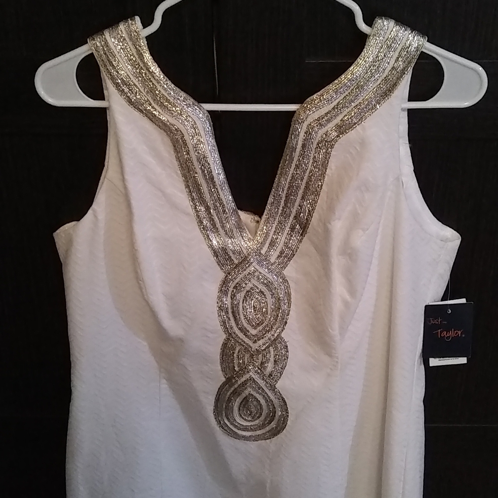 Brand New Just...Taylor Cotton Dress sz 12